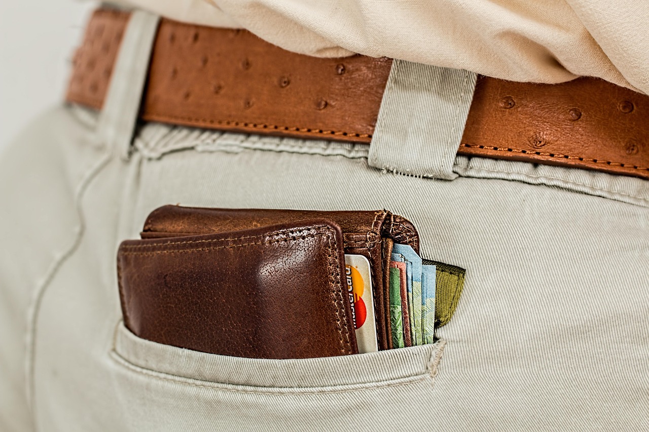 wallet, cash, pocket, credit card, money, purse, leather, cu